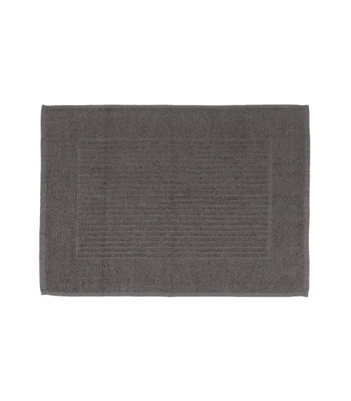 Toalha de Piso Basic Com Antiderrapante Atlântica Cinza