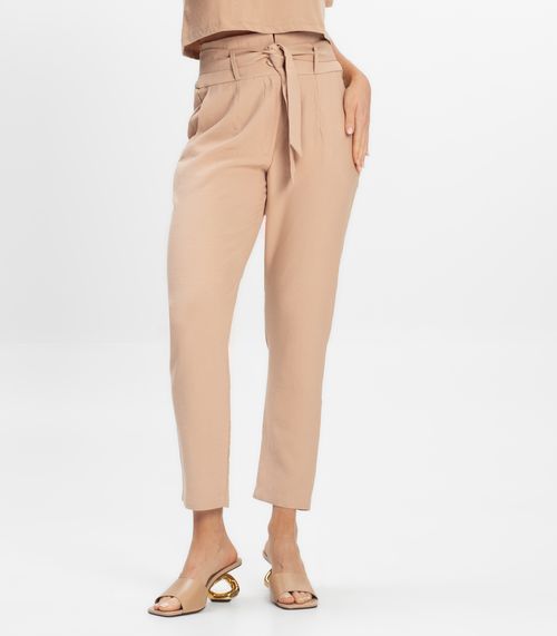 Calça Feminina Marrante Clochard Renaluci Bege