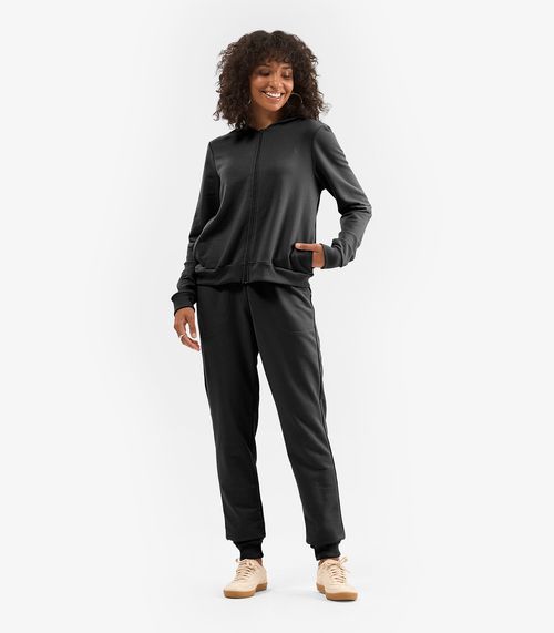 Calça Feminina em Moletom Rovitex Preto