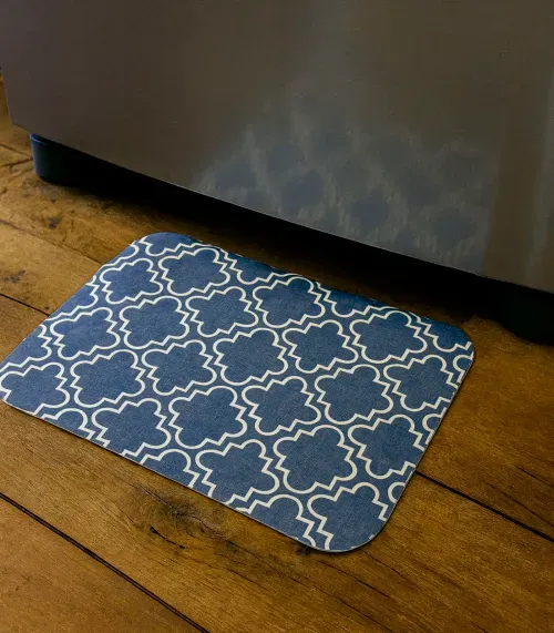 Tapete Cozinha Base Antiderrapante Tapetes Junior Cinza