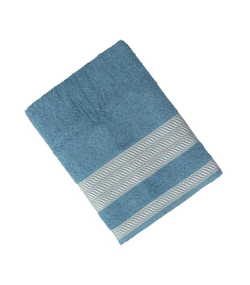 Toalha De Banho Siena De Algodão Atlantica Azul