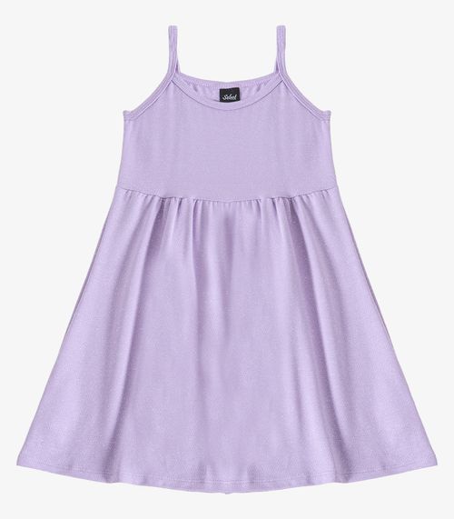 Vestido Feminino Infantil de Alças Select Roxo