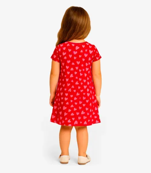 Vestido Feminino Infantil Select Vermelho