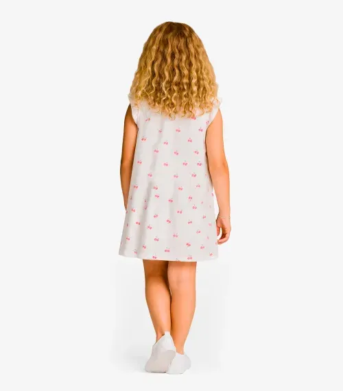 Vestido Infantil em Cotton Leve Rovi Kids Bege
