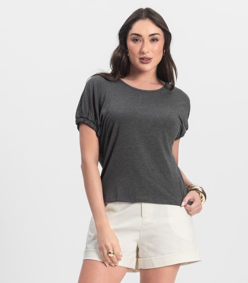 Blusa Viscose Infinita Cor Cinza