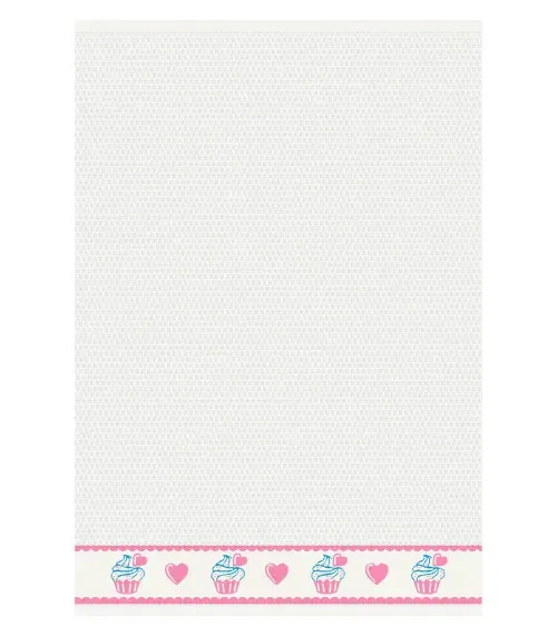 Pano De Copa Jacquard Atlantica Rosa