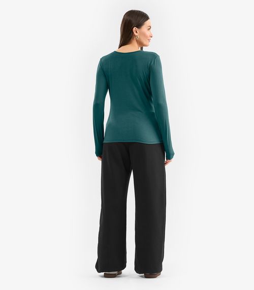 Calça Feminina em Moletom Rovitex Preto