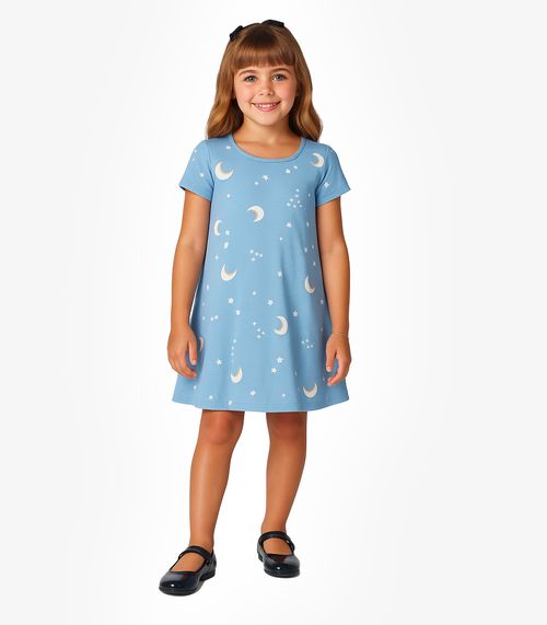 Vestido Feminino Infantil Select Laranja
