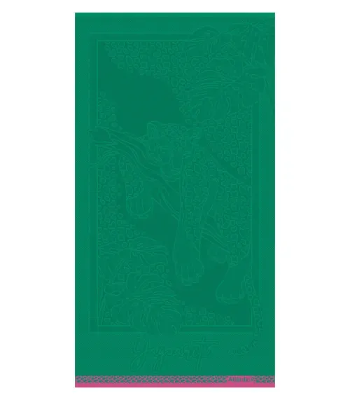 Toalha de Praia Jaquard Fio Penteado Atlântica Verde
