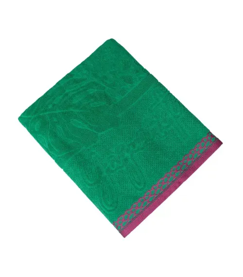 Toalha de Praia Jaquard Fio Penteado Atlântica Verde