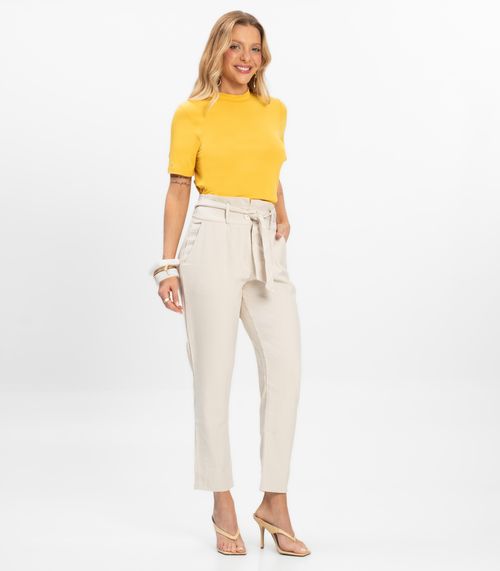 Calça Feminina Marrante Clochard Renaluci Bege