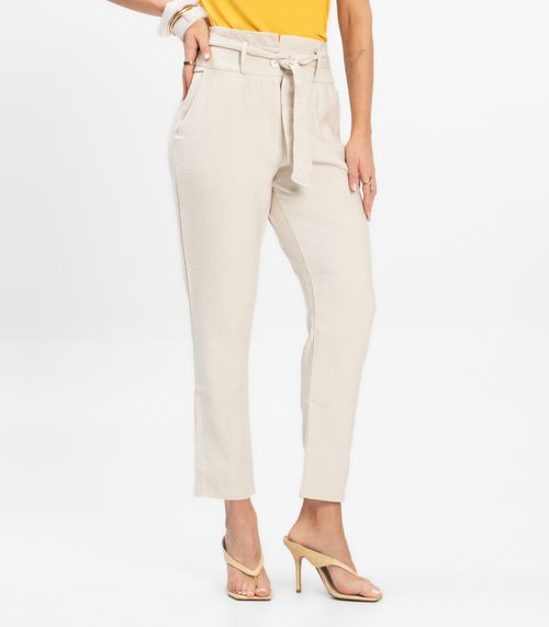 Calça Feminina Marrante Clochard Renaluci Bege