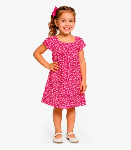 Vestido Feminino Infantil Select Rosa