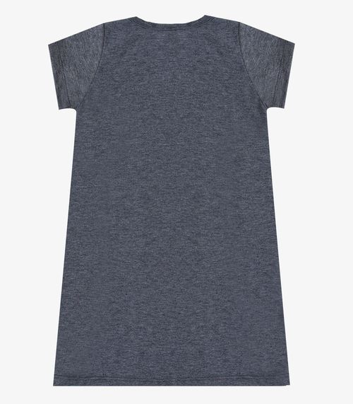 Vestido Feminino Infantil em Molecotton Select Preto