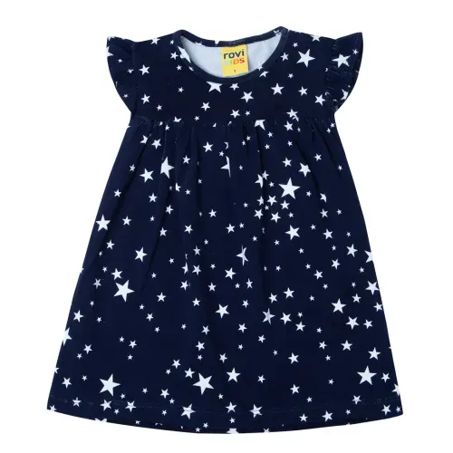 Vestido Infantil em Cotton Leve Rovi Kids Sortida