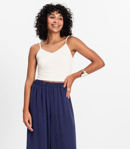 Blusa de alça Infinita Cor Bege