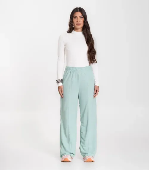 Calça Feminina Pantalona Infinita Cor Verde