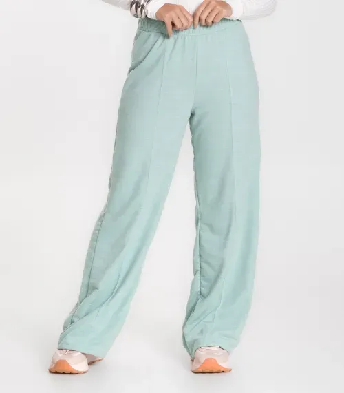 Calça Feminina Pantalona Infinita Cor Verde