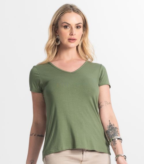 Blusa Feminina Básica Select Verde