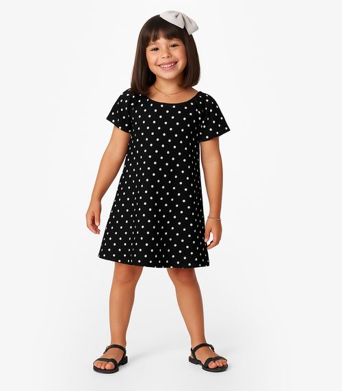 Vestido Feminino Infantil Select Preto