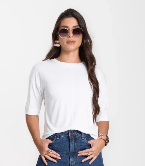 Blusa Feminina Lisa Select Branco