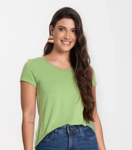 Blusa Feminina Básica Select Verde