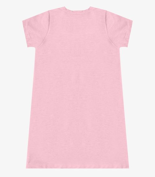 Vestido Feminino Infantil em Molecotton Select Rosa