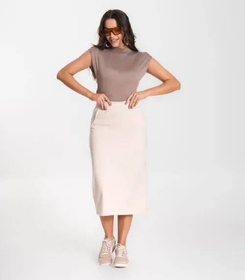 Saia Feminina Select Bege