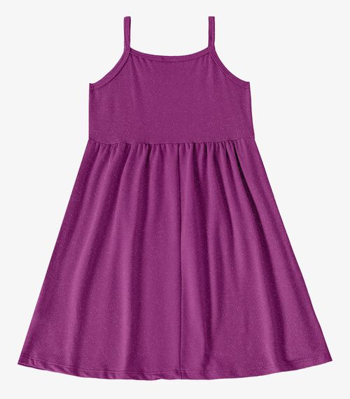 Vestido Feminino Infantil de Alças Select Roxo