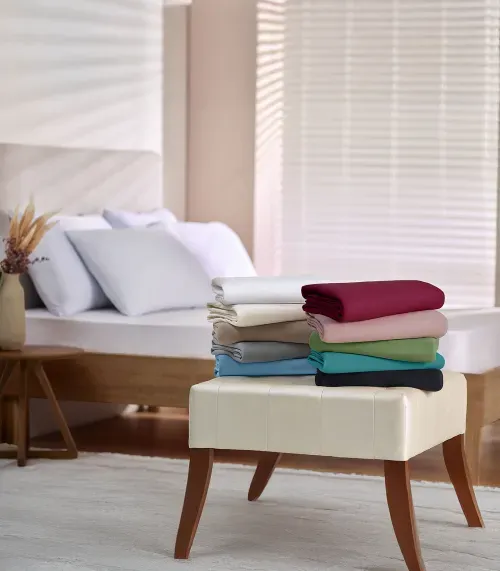 Jogo De Cama Casal Malha 3 Peças Liso Vivaldi Bege