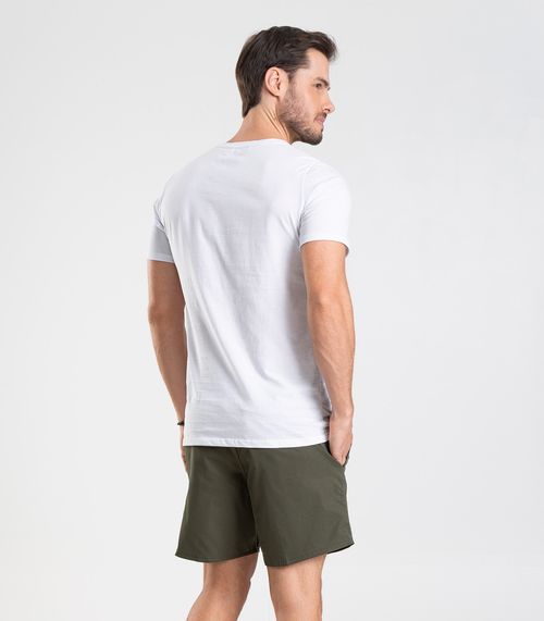 Bermuda Masculina De Microfibra Sarjada Long Bong Verde