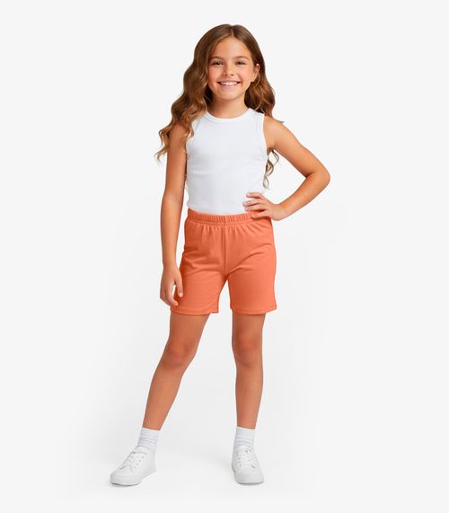 Bermuda Ciclista Infantil Básica Soletex Marrom