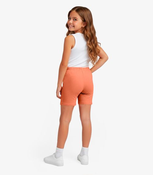 Bermuda Ciclista Infantil Básica Soletex Marrom