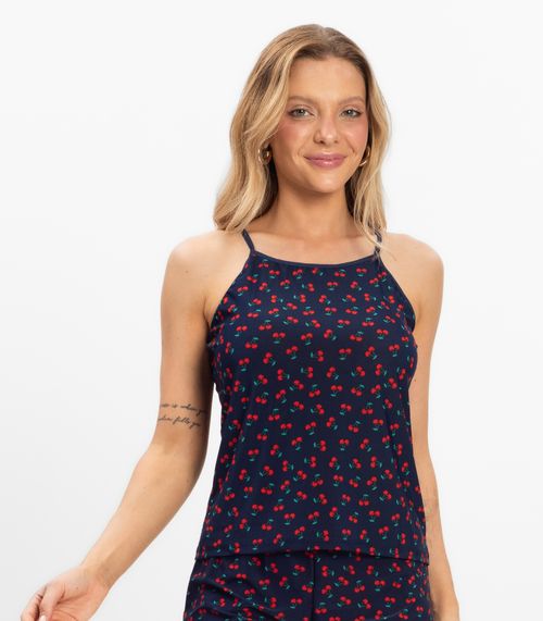 Short Doll Curto Feminino De Liganete Bella Ana Azul