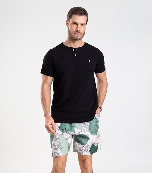 Bermuda Masculina De Microfibra Long Bong Verde