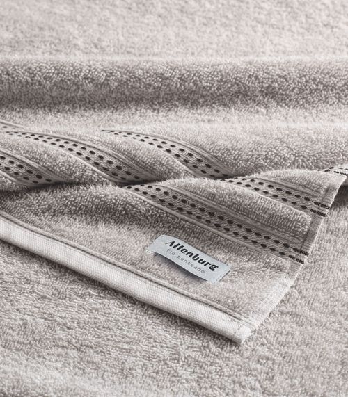 Toalha De Rosto Sense Fio Penteado Altenburg Cinza