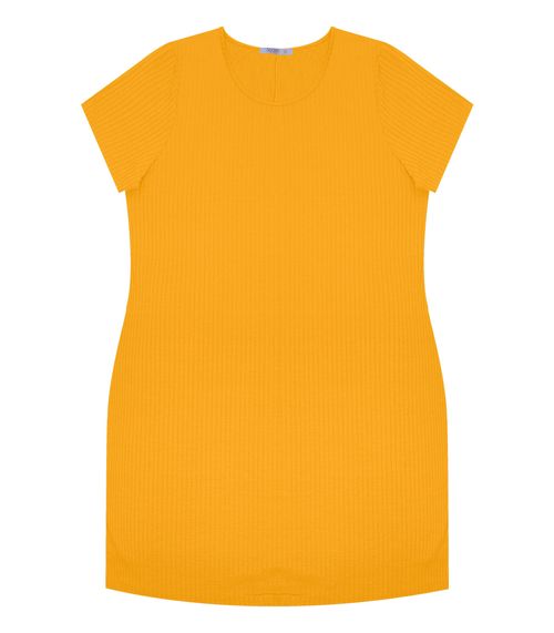 Vestido Feminino Plus Size Secret Glam Amarelo