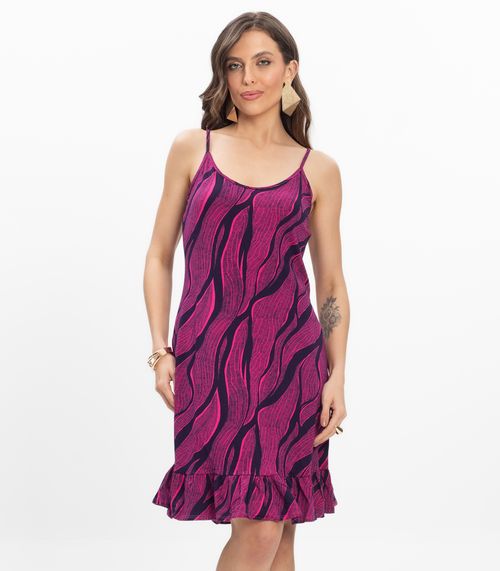 Vestido Feminino Estampado Select Rosa