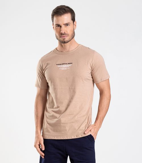 Camiseta Masculina Diametro Marrom