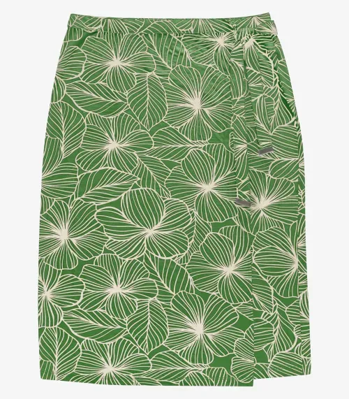 Saia Midi Feminina Plus Size Secret Glam Verde