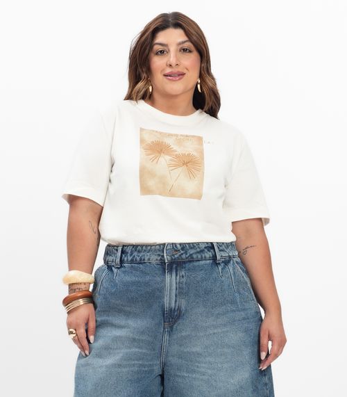 Blusa Feminina Plus Size Secret Glam Marrom