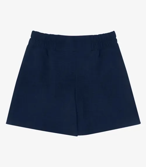 Shorts Feminino Plus Size Secret Glam Azul