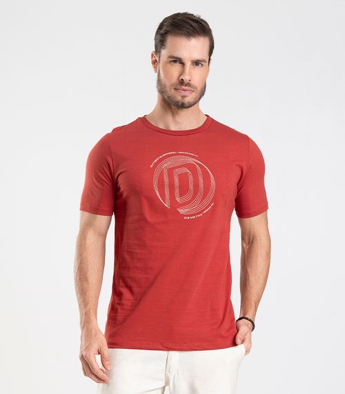 Camiseta Masculina Diametro Laranja