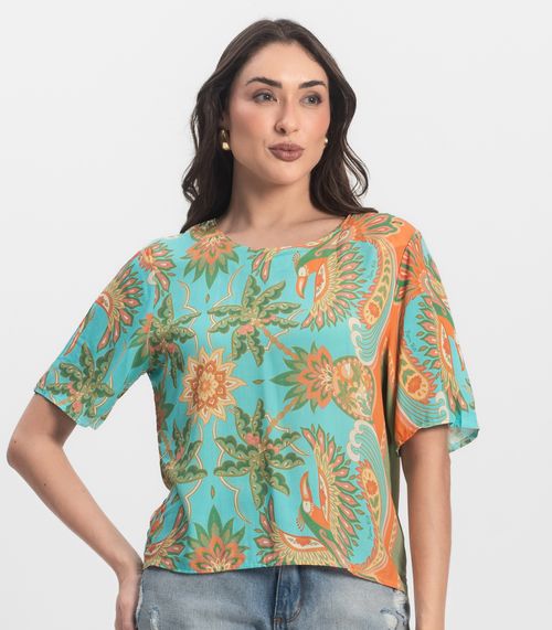 Blusa Feminina Infinita Cor Azul