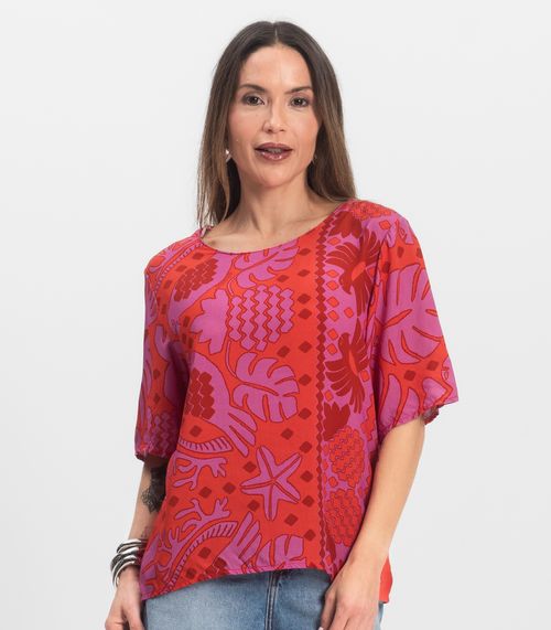 Blusa Feminina Infinita Cor Vermelho