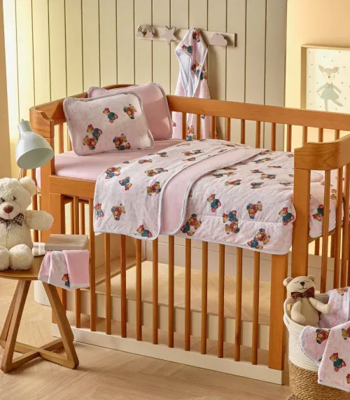 Manta Dupla Face Baby Vivaldi Rosa