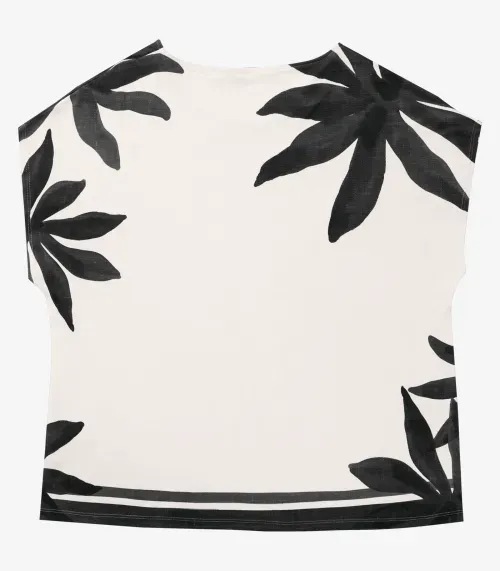 Blusa Manga Curta Feminina Plus Size Secret Glam Preto