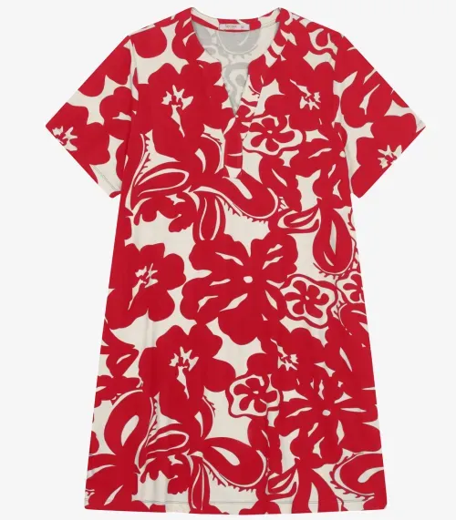 Vestido Curto Feminino Plus Size Secret Glam Vermelho