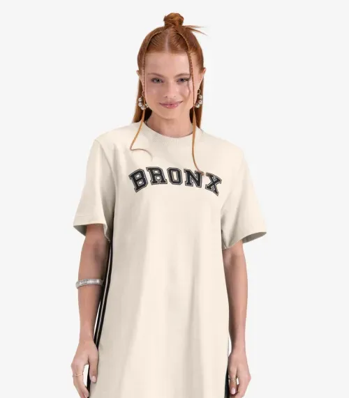 Vestido Juvenil Curto em Malhão Minty Bege