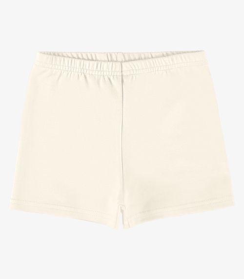 Shorts em Cotton Leve Rovi Kids Bege